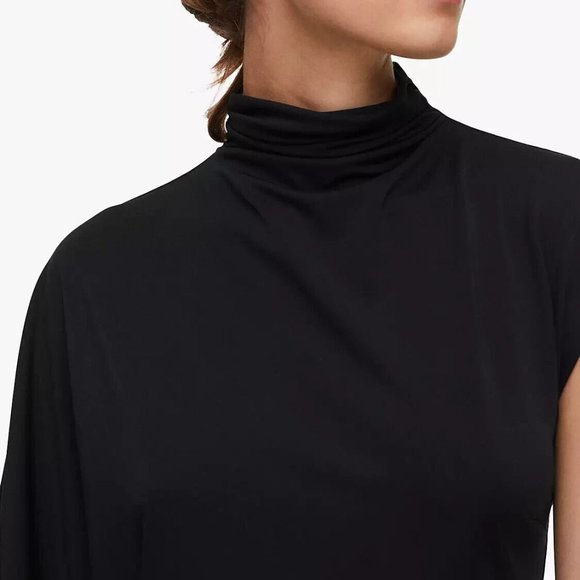 Mango - Asymetrical sleeve Mini Dress - size 0 - Picture 3 of 8